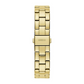 Gold Tri Plaque Black Link Watch GW0675L2