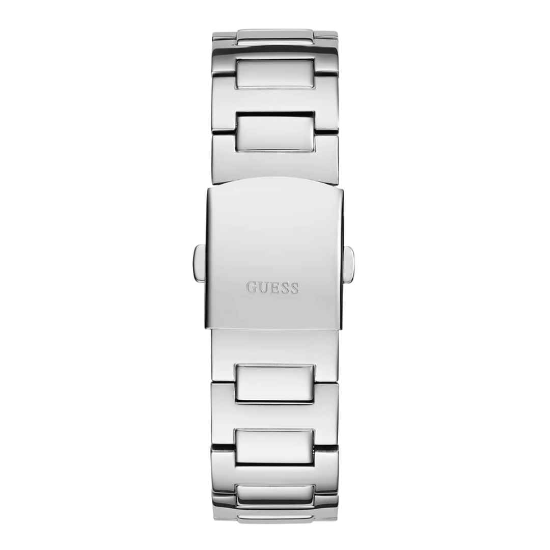 Guess Men's Silver Tone Analog Watch GW0662G1