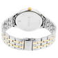 Titan Regalia Opulent White Dial Analog with Day and Date Stainless Steel Strap Watch for Men 90127BM01 / NS90127BM01