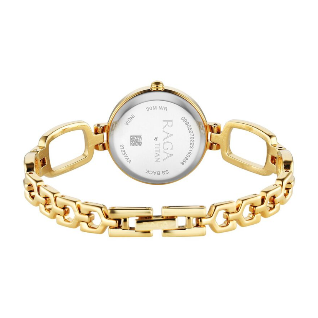 Titan Raga Champagne Dial Watch for Women 2725YM01