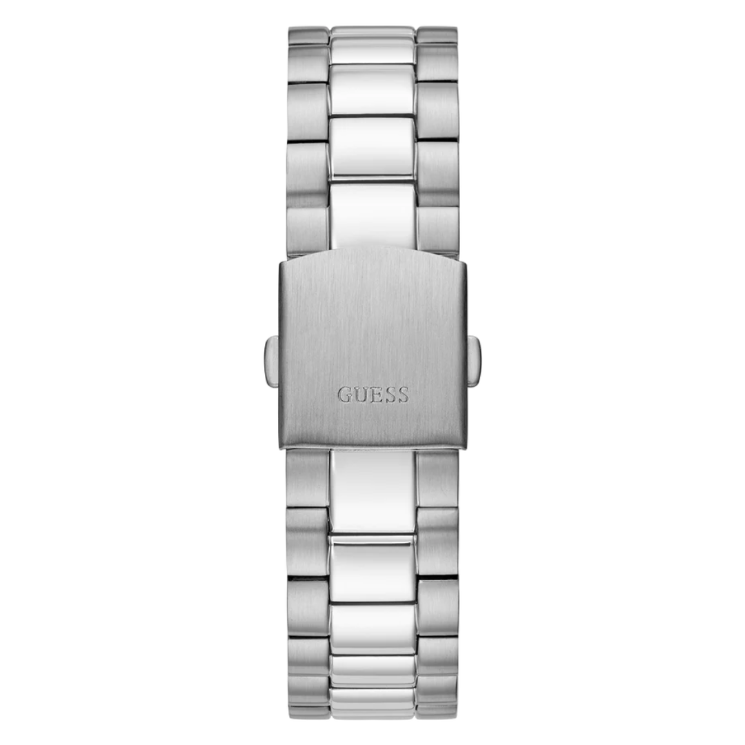 Guess Mens Silver Tone Day/Date Watch GW0265G7