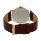 Titan Quartz Analog Brown Dial Leather Strap Watch for Men 1595WL03