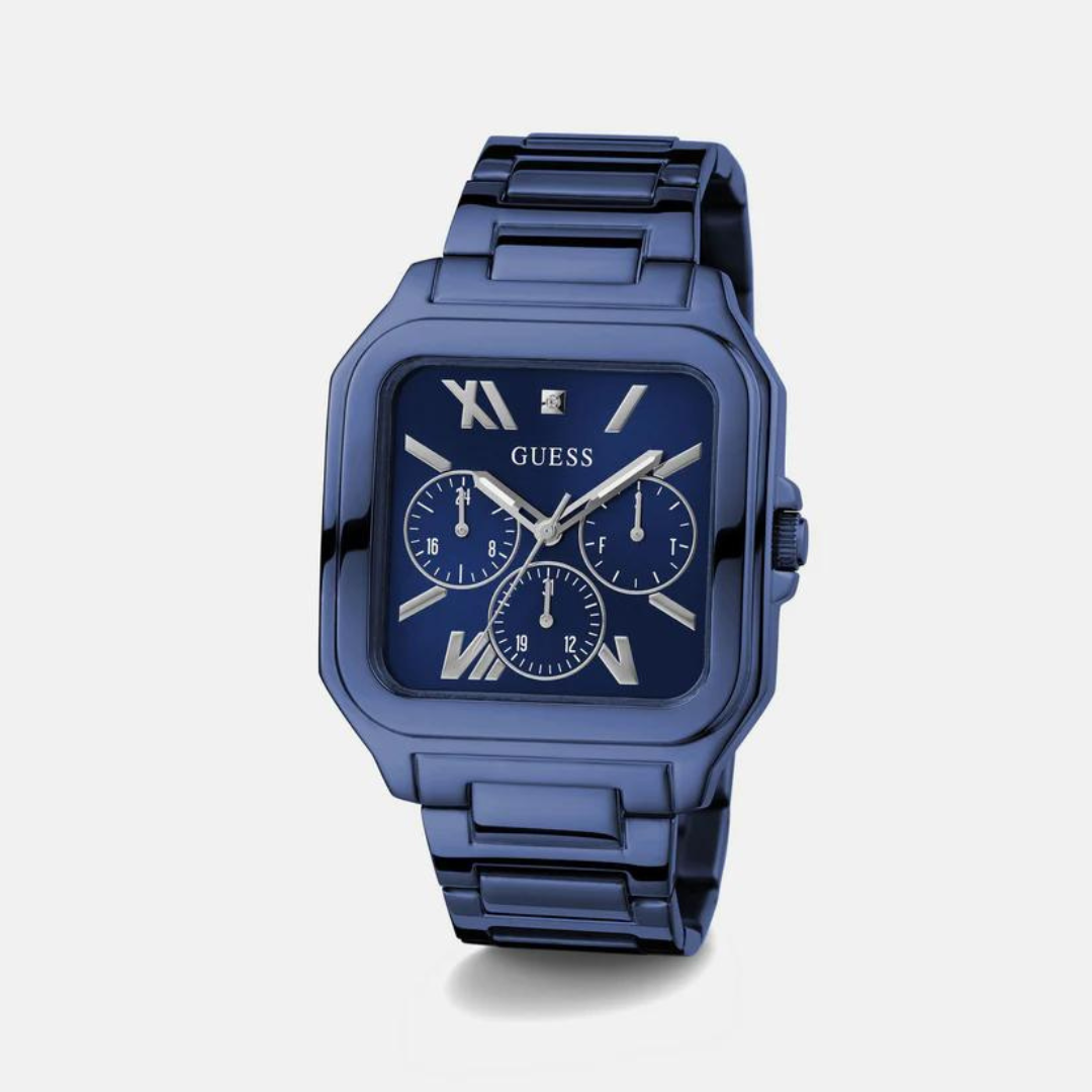 Male Blue Chronograph Stainless Steel Watch GW0631G3