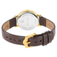 Titan Karishma Brown Dial Leather Strap Watch for Women 2678YL02