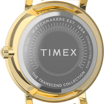 Timex Trend Women Gold-Tone Round Brass Dial Analog Watch - TW2V52200UJ