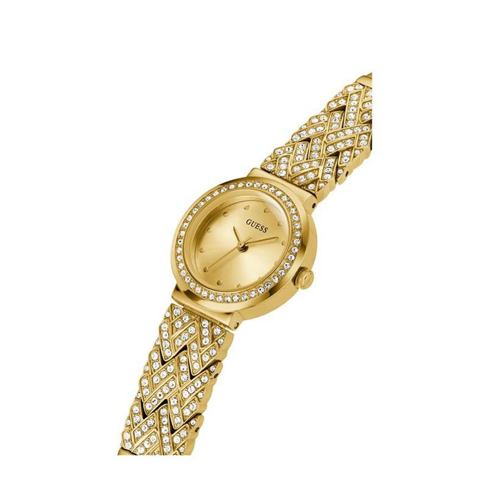 GUESS Treasure Collection Analog Gold Dial Women's Watch-GW0476L2