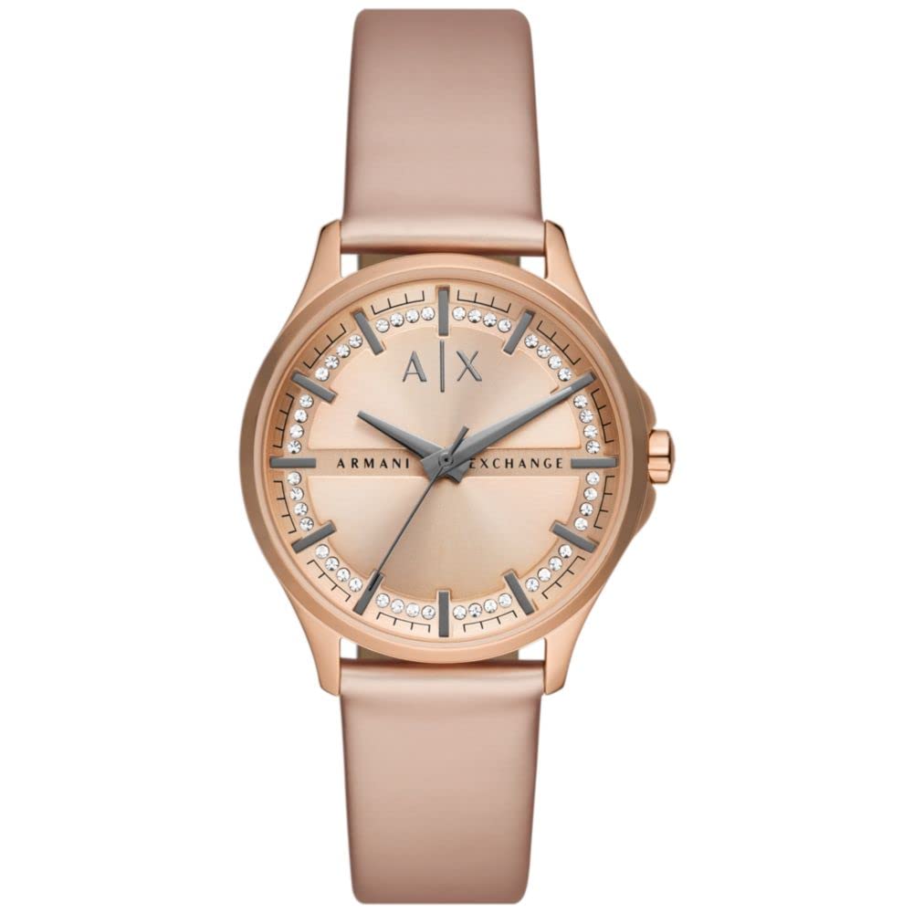 Armani Exchange Analog Rose Gold Dial Women's Watch-AX5272