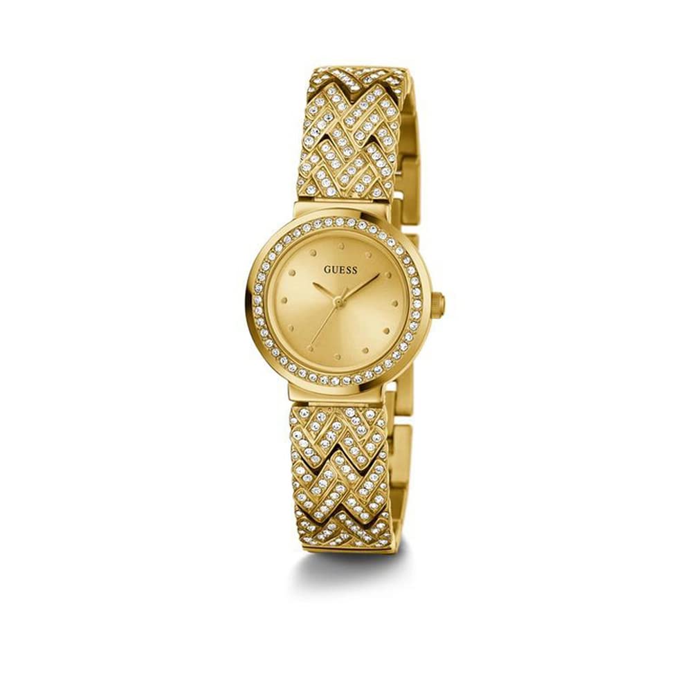 GUESS Treasure Collection Analog Gold Dial Women's Watch-GW0476L2