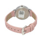 TIMEX Leather Women Pink Round Dial Analog Watch - Twel15816