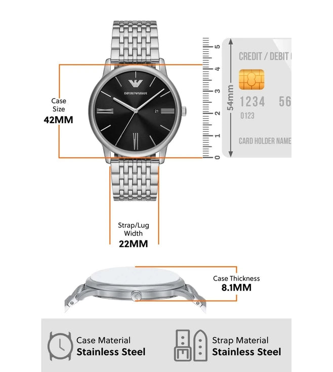 EMPORIO ARMANI Analog Watch for Men AR11600