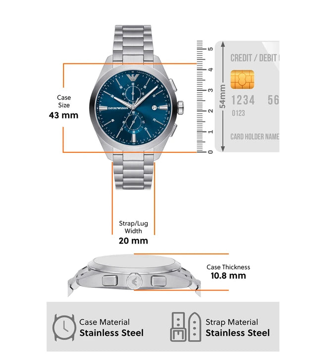 EMPORIO ARMANI Chronograph Watch for Men AR11541