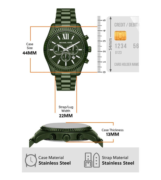 MICHAEL KORS Lexington Chronograph Watch for Men MK9166