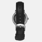 E Class Male Silver Analog Leather Watch TWEG23500