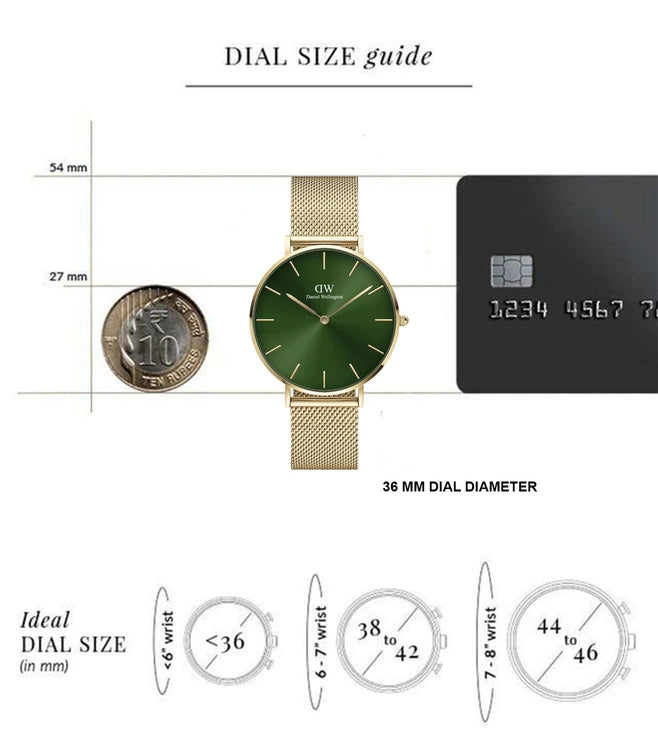 DANIEL WELLINGTON Petite Emerald Unisex Watch DW00100481