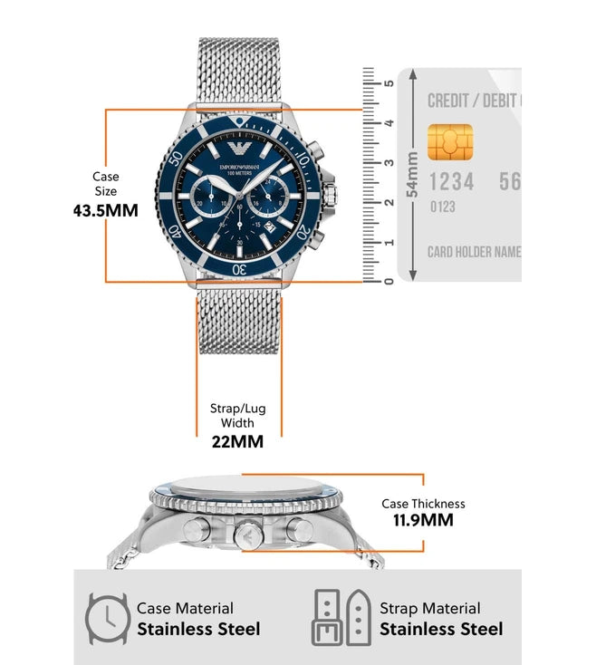 EMPORIO ARMANI  Chronograph Watch for Men AR11587