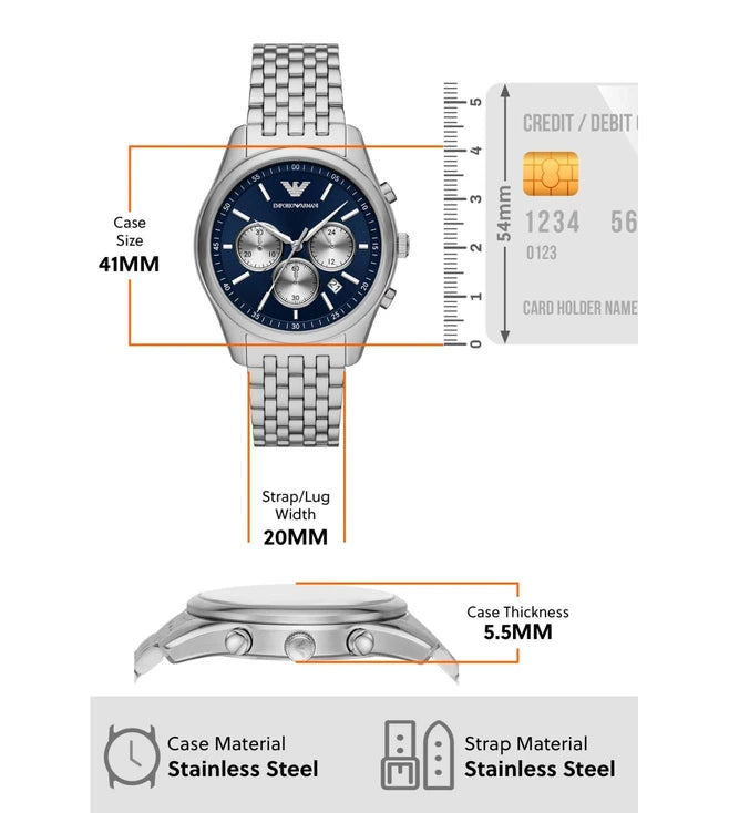 EMPORIO ARMANI Chronograph Watch for Men AR11582