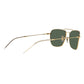 RAY-BAN Reverse Collection Arista  Gold Frame Green Lens Square Sunglasses 0RBR0102S001 VR58 / 0RB0102S001/VR58