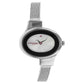 SILVER DIAL SILVER STAINLESS STEEL STRAP WATCH 6015SM01