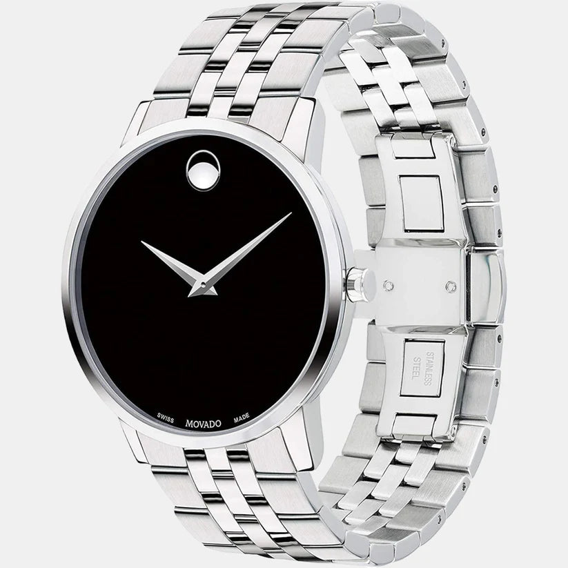 Movado Museum Classic Black Watch for Men 607199