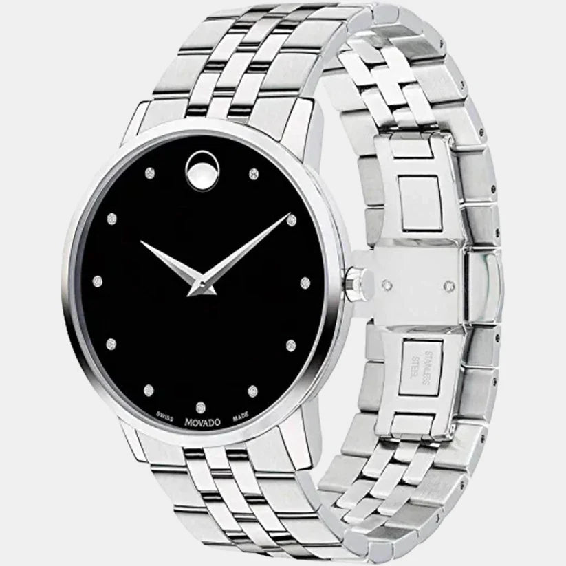 Movado Museum Classic Black Watch for Men 607201