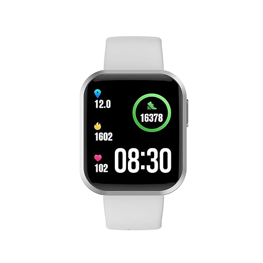 TIMEX iConnect Calling Smartwatch|1.83" TFT Display with 240x284 Pixel Resolution|Single Sync Bluetooth Calling|AI Voice Assist|100+ Sports Modes|200+ TWIXW204