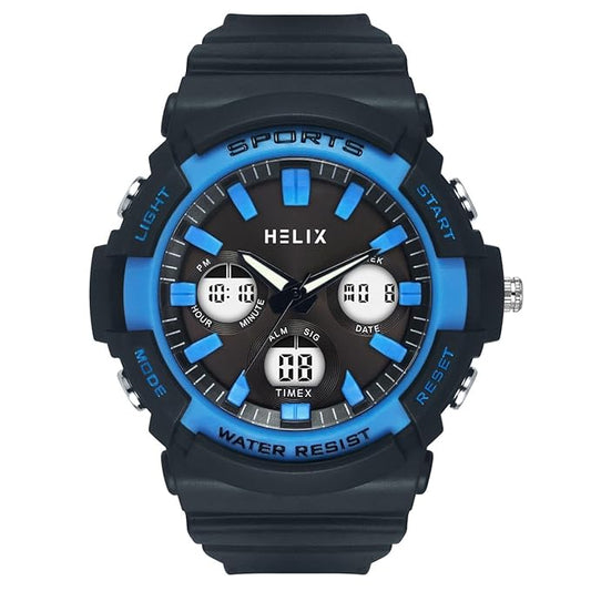 Helix Analog-Digital Black Dial Men's Watch-TWESK4502T