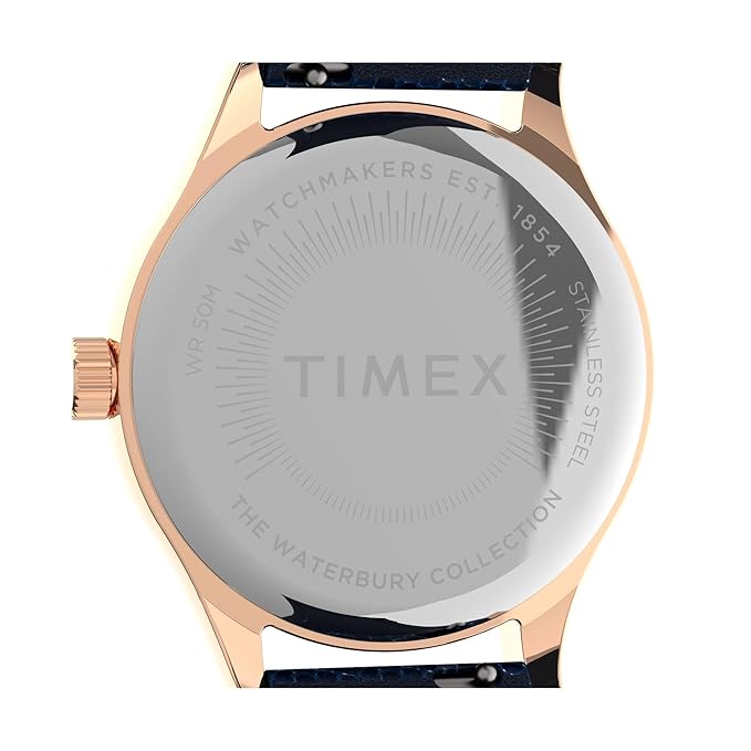 TIMEX Women Leather White Analog Dial Watch- Tw2U97600Uj