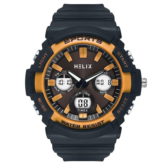 Helix Analog-Digital Black Dial Men's Watch-TWESK4501T