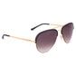 French Connection Gradient Aviator Unisex Sunglasses - FC 7131 C1