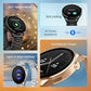 Fastrack Dezire FX1 Luxury Metal Smartwatch with 1.38” UltraVU HD Display with bright Pixel Resolution 38126SM01