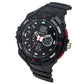 Helix Men Black Round Dial Quartz Analog-Digital Watch - TWESK4601T