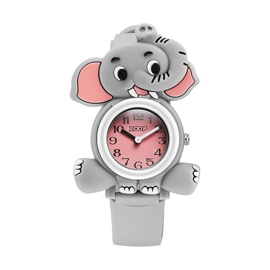 Zoop By Titan Friends from Nature Quartz Analog Pink Dial Polyurethane Strap Watch for Kids -16037PP01