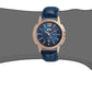 TIMEX EMPERA MEN'S BLUE DIAL ROUND CASE DAY DATE FUNCTION WATCH -TW000U310