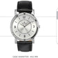 Silver Dial Black Leather Strap Watch NN1639SL03