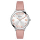 TIMEX Leather Women Silver Round Dial Analog Watch - Twtl12107