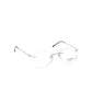 Titan Rimless Round Spectacle Gold Frame For Men & Women -  TW1084MRM2