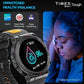 TIMEX Tough 1.43” Round AMOLED Rugged Smartwatch with 466x466 Pixel Resolution| Functional Crown|Bluetooth Calling| Metallic Body|Always On Display|AI Voice Assist|100+ Sports Modes TWTXW601T