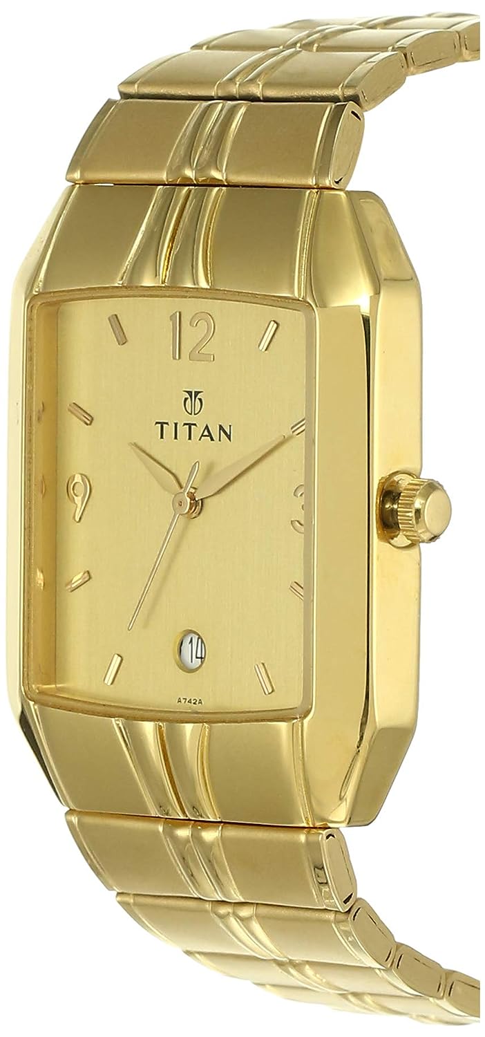 Titan Karishma Analog Gold Dial Men's Watch-NL9315YM02/NN9315YM02 :  Amazon.in: Fashion