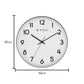 Titan Essence Classic Analog Wall Clock - White W0094PA01