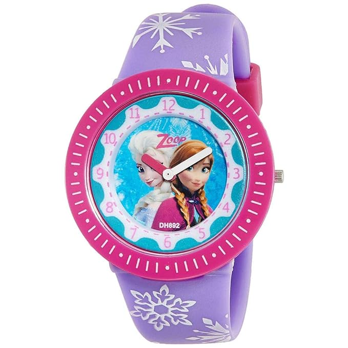 Zoop By Titan Quartz Analog Multicoloured Dial PU Strap Watch for Kids NS26007PP05W