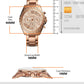 Modern Courier Chronograph Rose Gold-Tone Stainless Steel Watch BQ3377