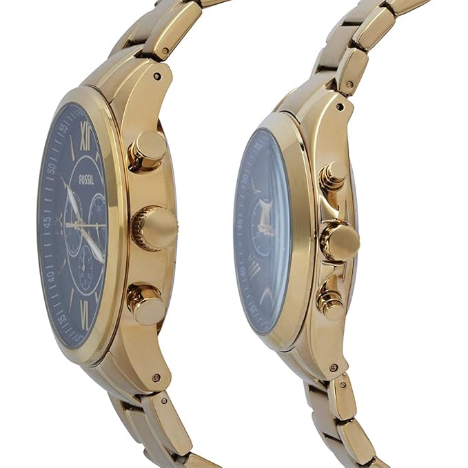 Fossil Modern Courier Chronograph Watch Set for Couples BQ2400SET