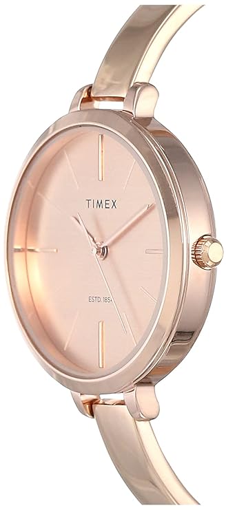 TIMEX ANALOG BEIGE DIAL WOMEN'S WATCH-TWEL12803