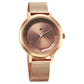 Fastrack Fleek Quartz Analog Rose Gold Dial Stainless Steel Strap Watch For Girls 6210wm04