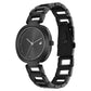 Fastrack Stunners Quartz Analog Black Dial Stainless Steel Strap Watch for Girls ns6247nm02 / 6247nm02