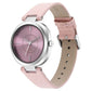 Fastrack Stunners Quartz Analog Pink Dial Leather Strap Watch for Girls NS6247SL01