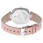 Fastrack Stunners Quartz Analog Pink Dial Leather Strap Watch for Girls NS6247SL01