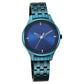 Fastrack Stunners Quartz Analog Blue Dial Metal Strap Watch for Girls NR6248QM01