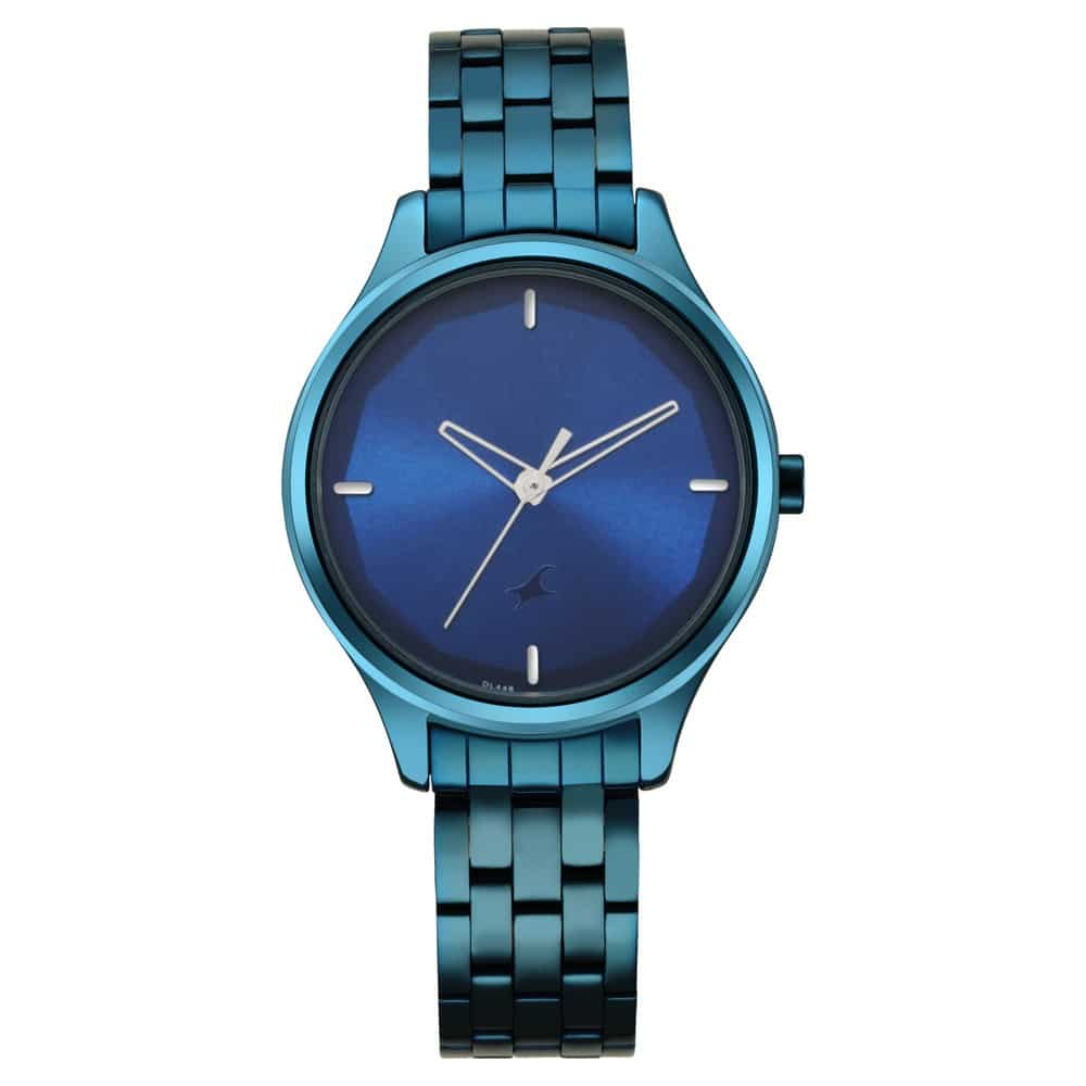 STUNNER IN BLUE DIAL & METAL STRAP 6248QM01