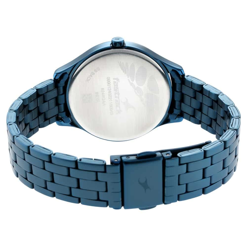 STUNNER IN BLUE DIAL & METAL STRAP 6248QM01